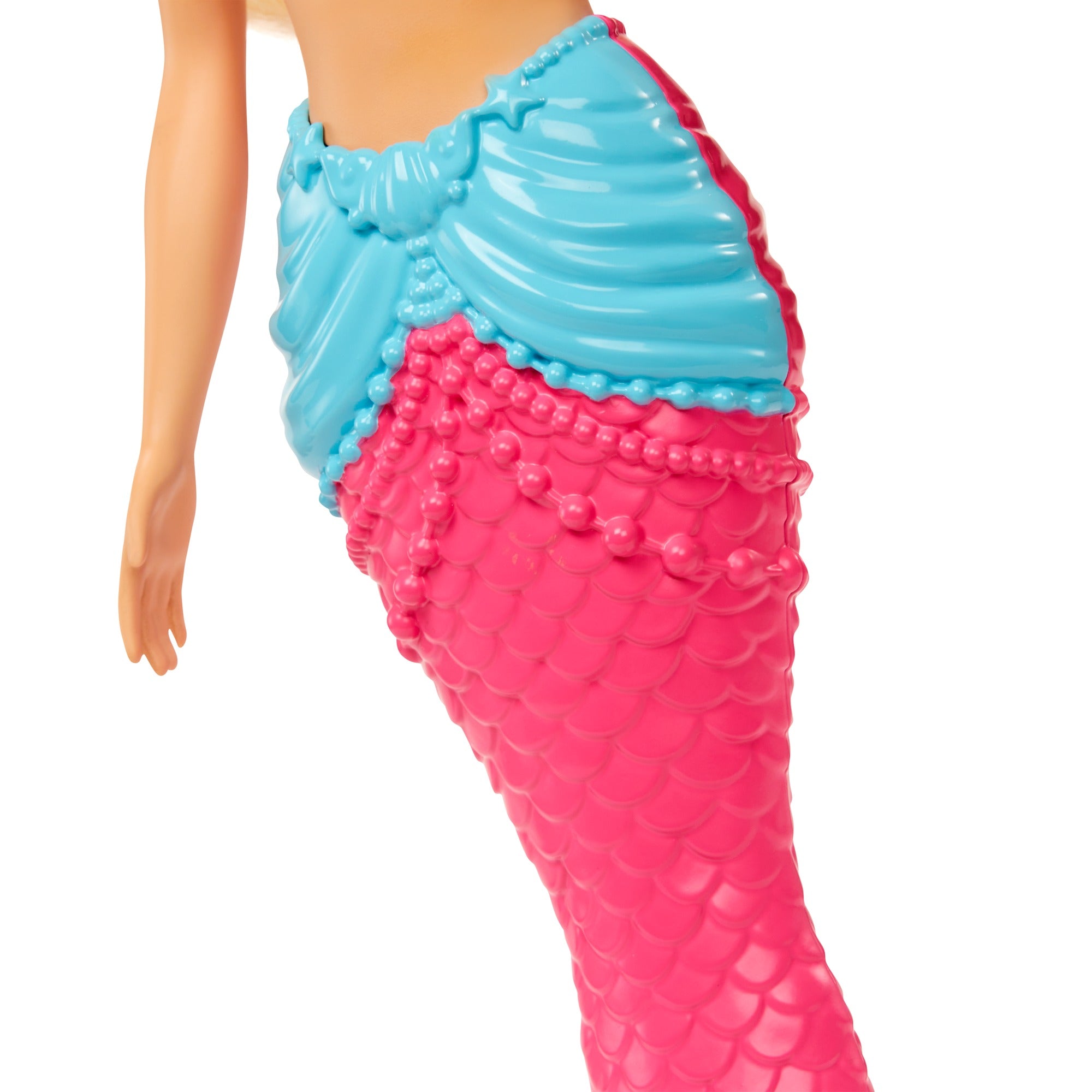 Barbie Dreamtopia Blonde Hair Mermaid Doll With Multi-Colored Pink Mermaid Tail for Kids Ages 3+