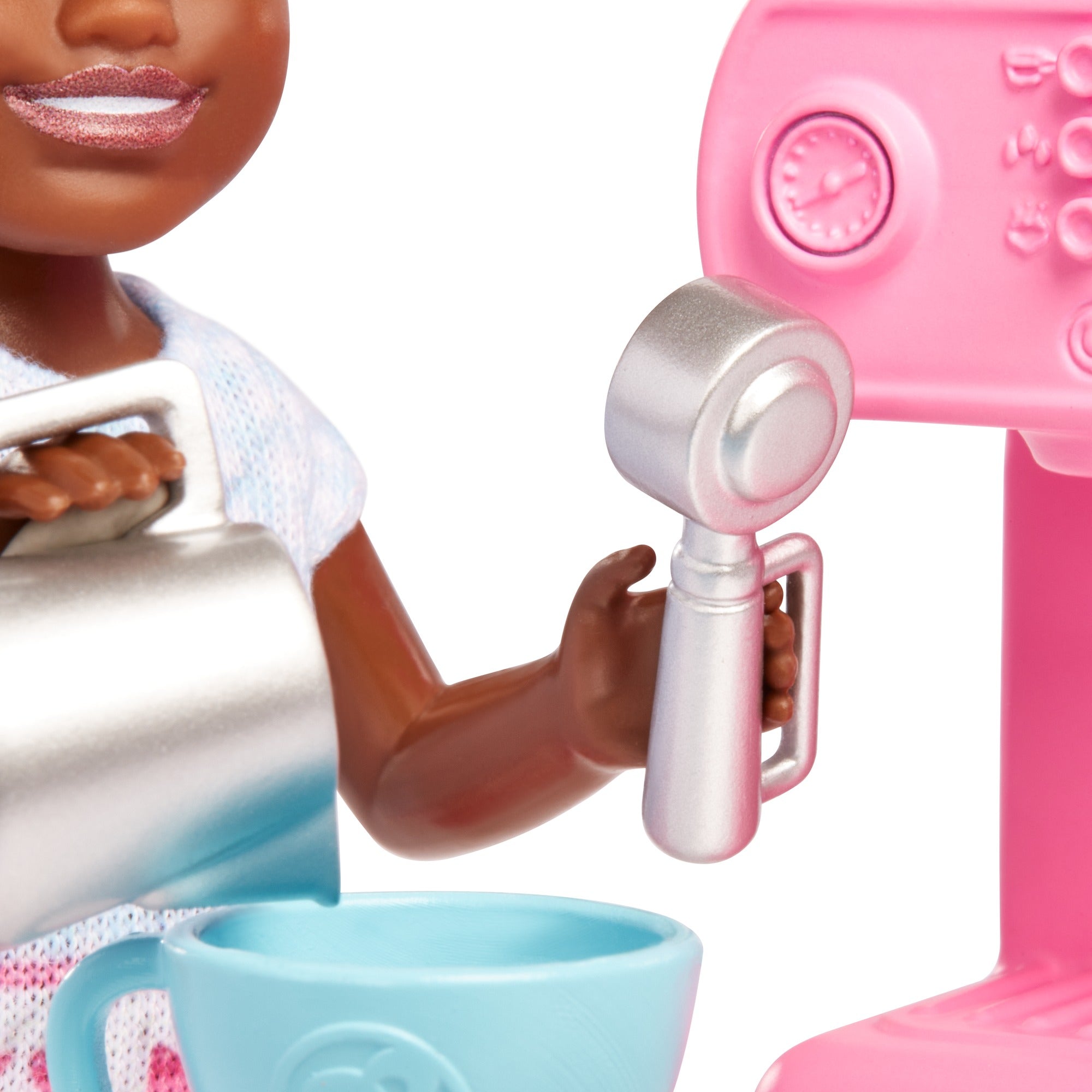 Barbie Chelsea Doll and Accessories Barista Set for Kids Ages 3+