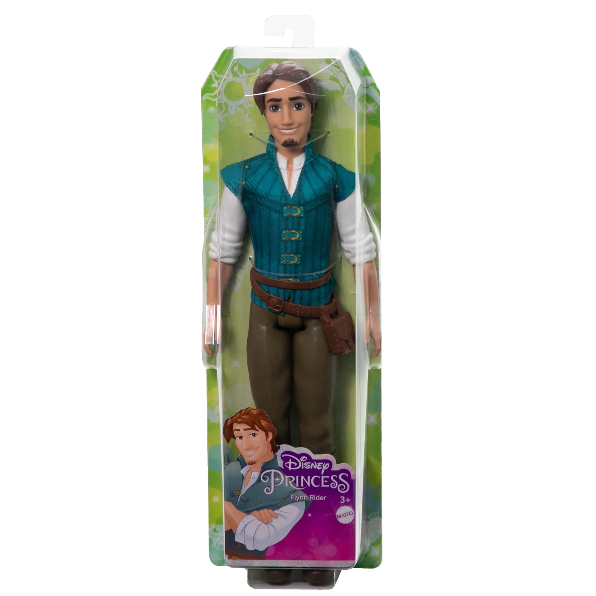 Disney Princess Posable Flynn Rider Fashion Doll in Signature Look Inspired by the Disney Movie Tangled for Kids Ages 3+