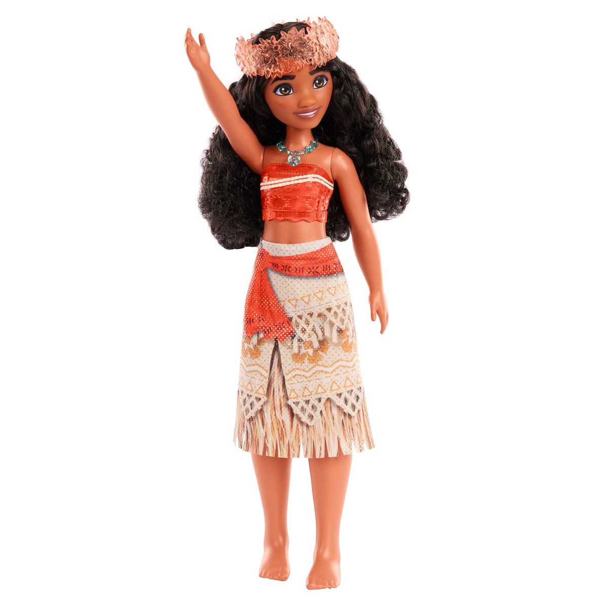 Disney Princess Moana Posable Fashion Doll with Sparkling Clothing and Accessories for Kids Ages 3+