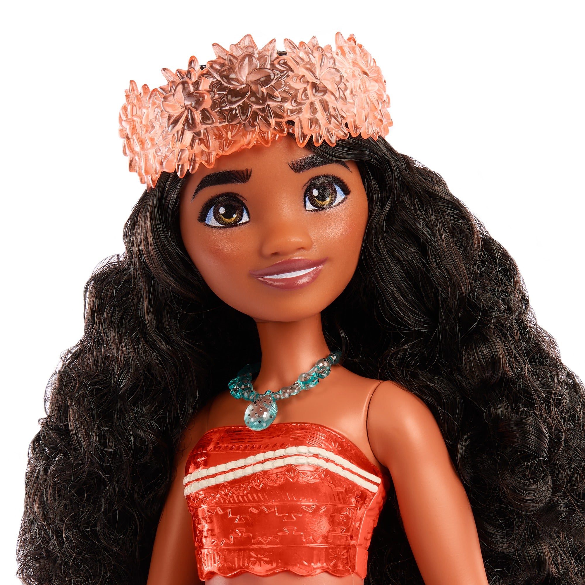 Disney Princess Moana Posable Fashion Doll with Sparkling Clothing and Accessories for Kids Ages 3+