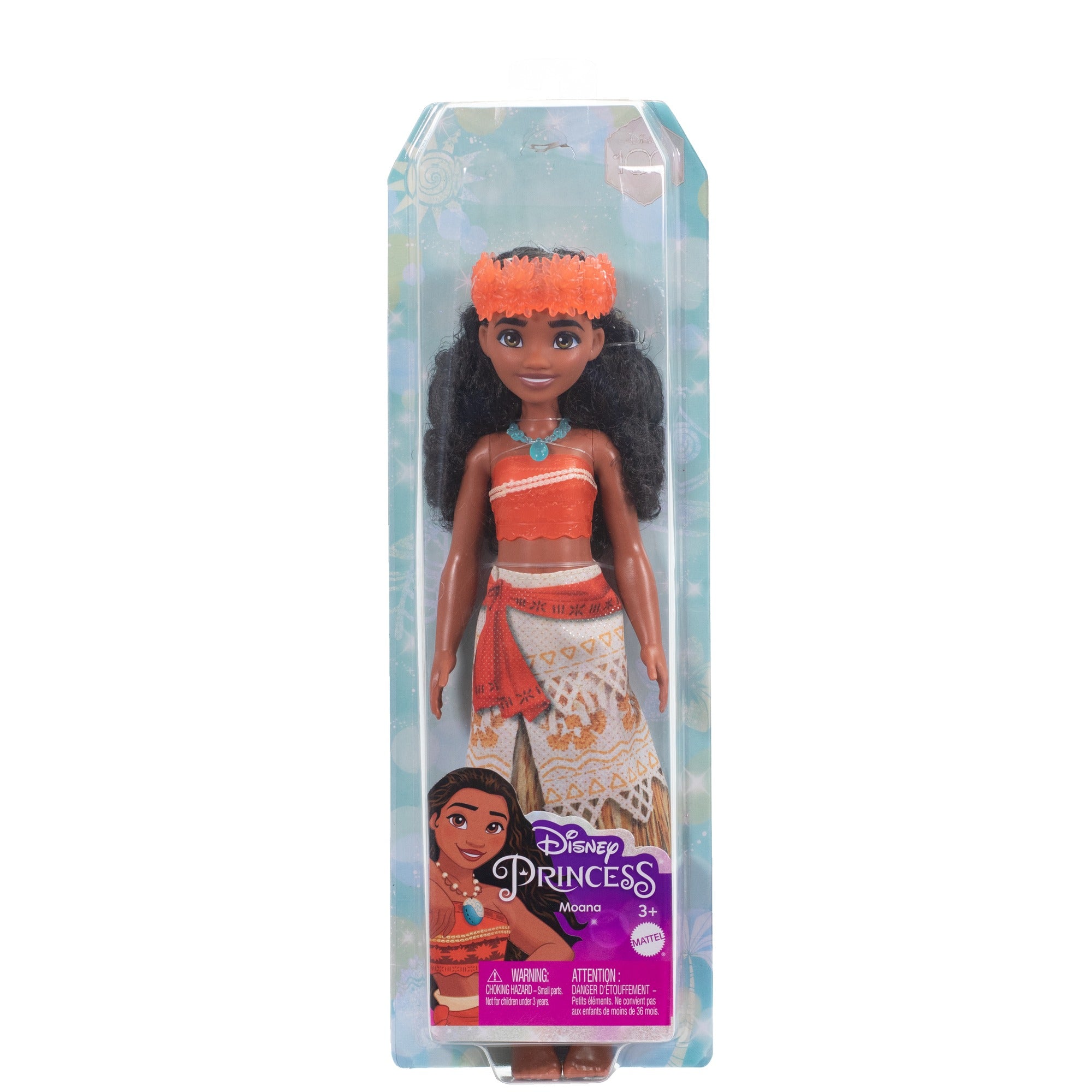 Disney Princess Moana Posable Fashion Doll with Sparkling Clothing and Accessories for Kids Ages 3+