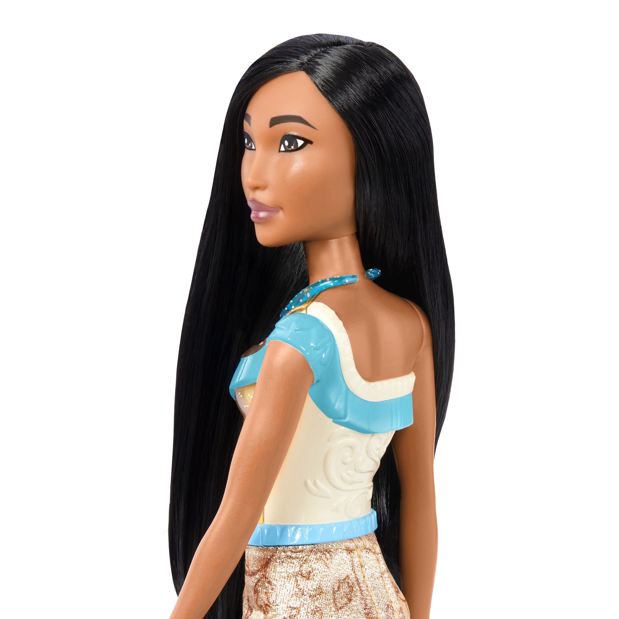 Disney Princess Pocahontas Posable Fashion Doll with Sparkling Clothing and Accessories for Kids Ages 3+