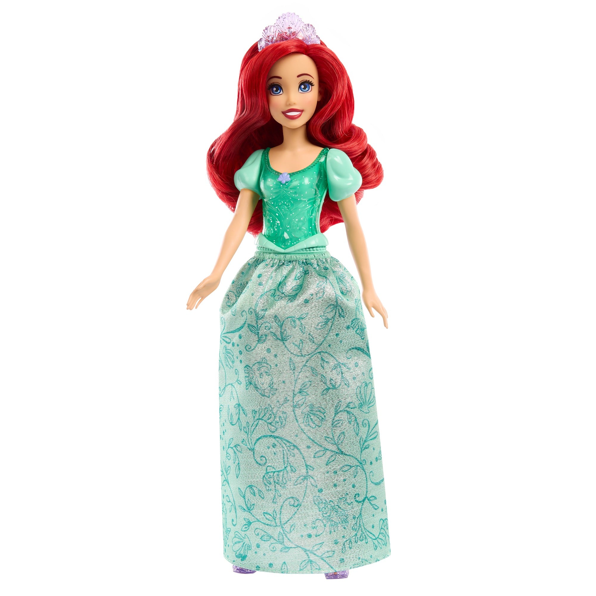 Disney Princess Ariel Posable Fashion Doll with Sparkling Clothing and Accessories for Kids Ages 3+
