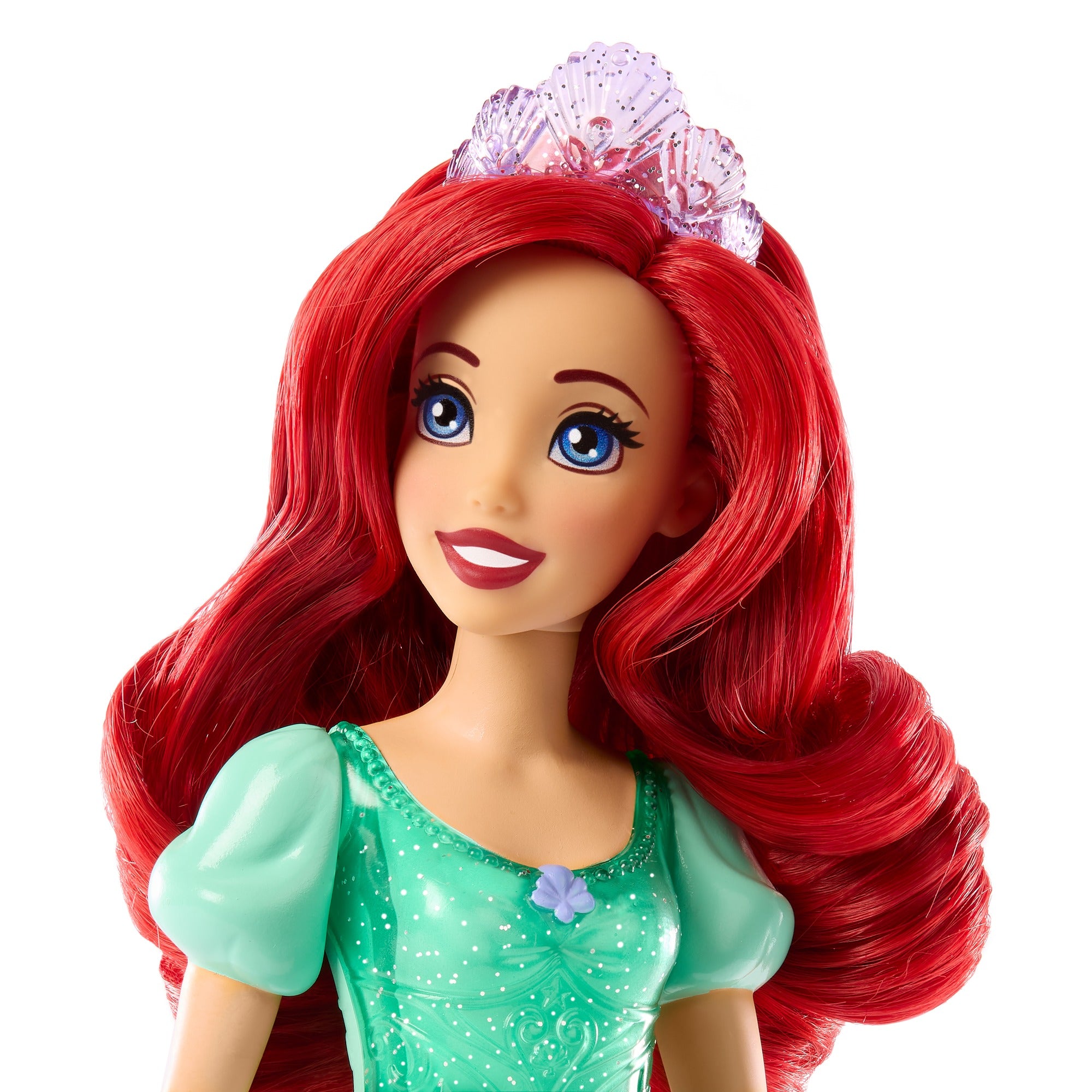 Disney Princess Ariel Posable Fashion Doll with Sparkling Clothing and Accessories for Kids Ages 3+