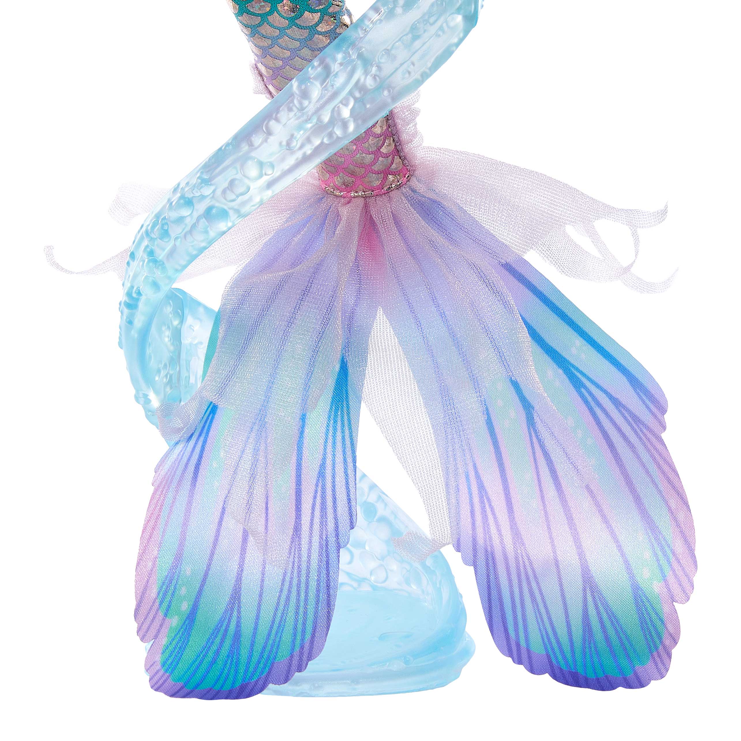 Disney The Little Mermaid Deluxe Mermaid Ariel Doll with Iridescent Tail, Hair Jewelry Beads and Doll Stand for Kids Ages 3+