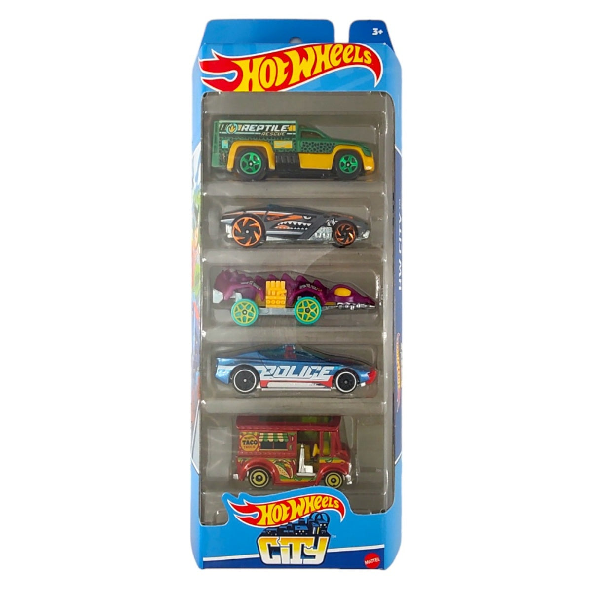 Hot Wheels 5 Car Gift Pack with 5 Premium Diecast Models - Design & Styles May Vary - Only 1 Pack Included