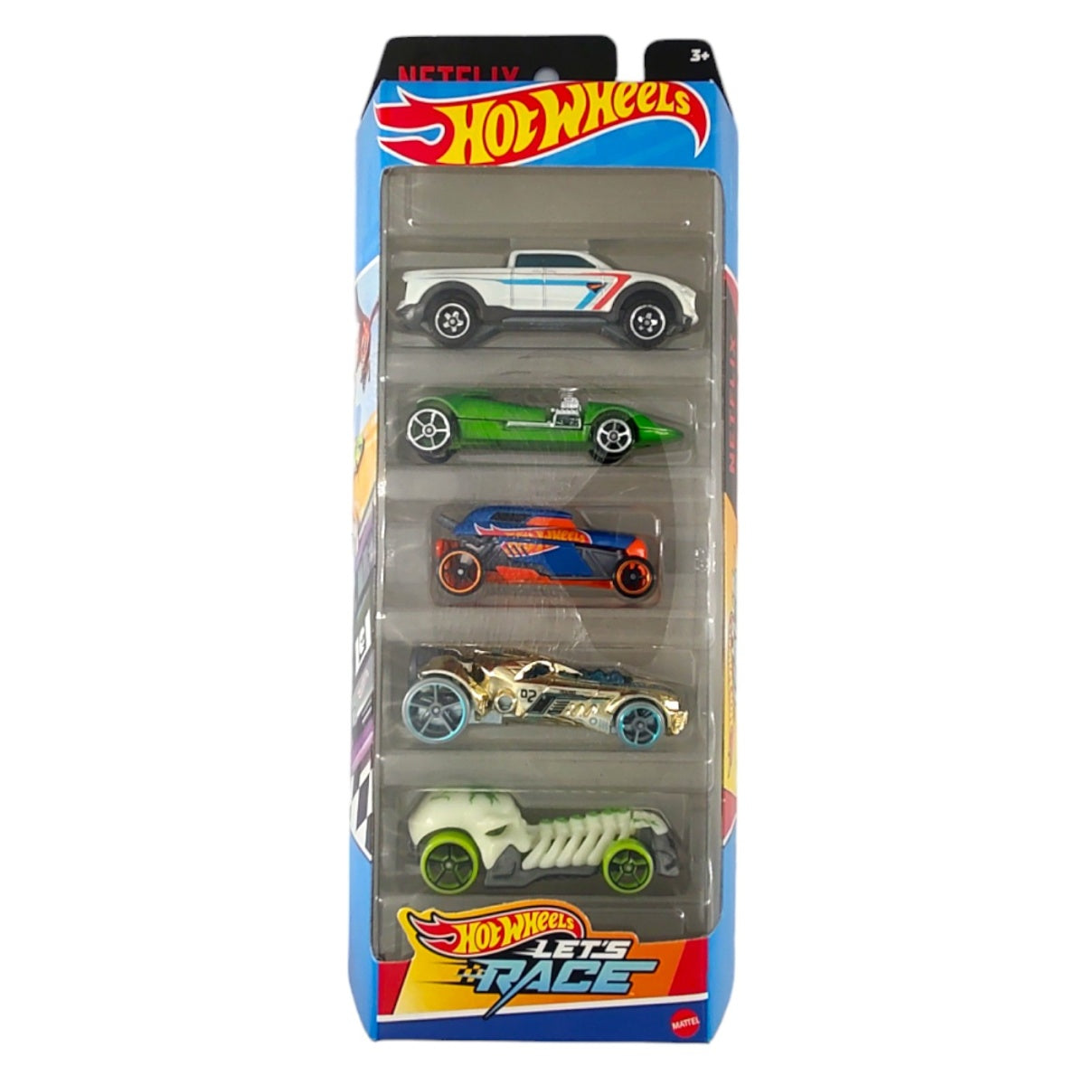 Hot Wheels 5 Car Gift Pack with 5 Premium Diecast Models - Design & Styles May Vary - Only 1 Pack Included