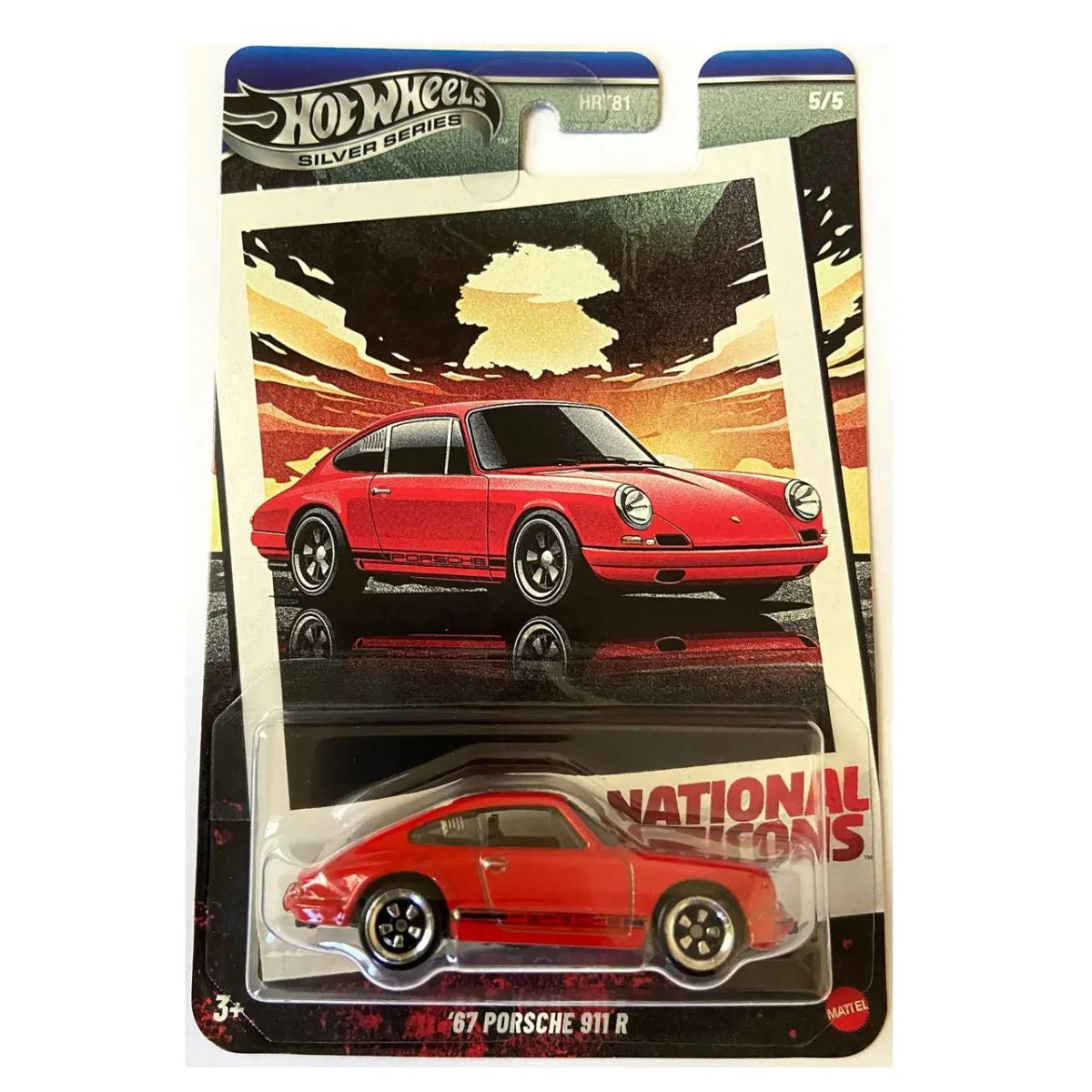 Hot Wheels 2025 Retro Racing Club Silver Celebration Series 1:64 Scale - Set Of 5 Cars