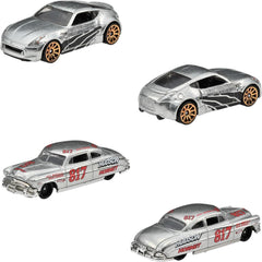 Hot Wheels Zamac Series Premium Vehicle Set Including 6 Collectible Cars for Collection - Design & Style May vary