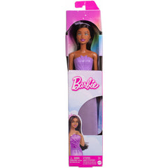 Barbie Royal Fashion Brown Hair Purple Butterfly-Themed Monochromatic Look Doll with Removable Skirt & Accessories For Kids Ages 3 Years & UP