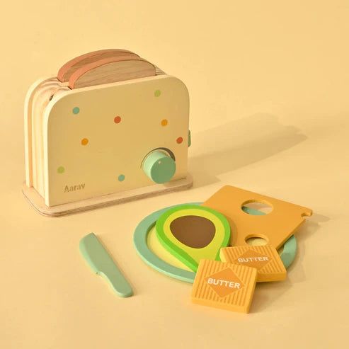 Kiddies Kingdom Roasty Toasty - Toaster Imaginative Play For Ages 3 and Above