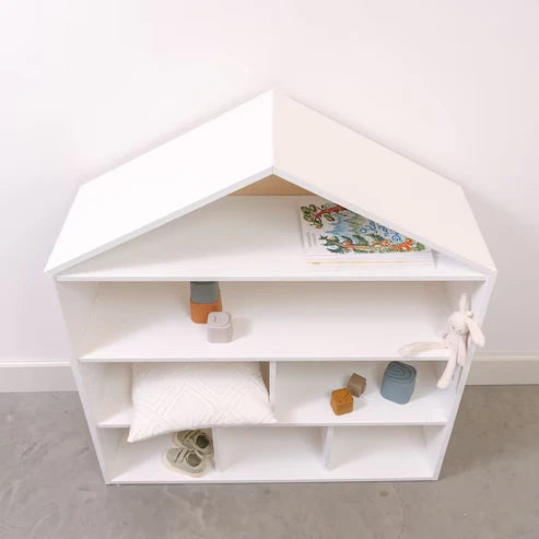 Kiddies Kingdom Montessori House Bookshelf Organisers For Ages 3 and Above