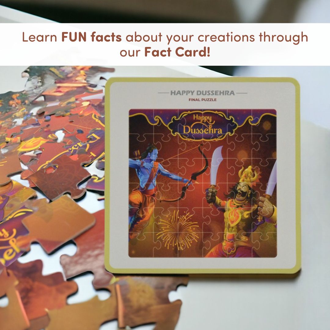 Mittimate Dussehra Theme Jigsaw Puzzle – 36-Piece Cardboard Puzzle for Kids (Ages 4-6) | Fun, Learning & Perfect Birthday Gift