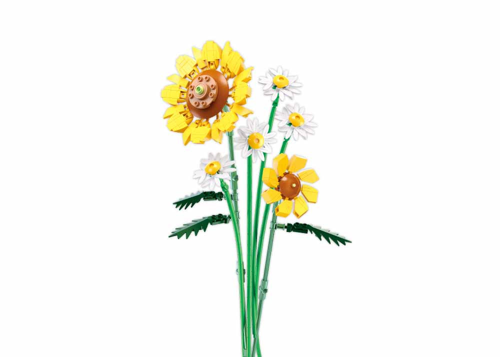 Sluban Flowers - Sunflower Building Blocks For Ages 6+