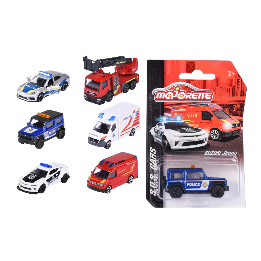 Majorette S.O.S Edition Vehicles, Design &amp; Style May vary, Only 1 Car Included