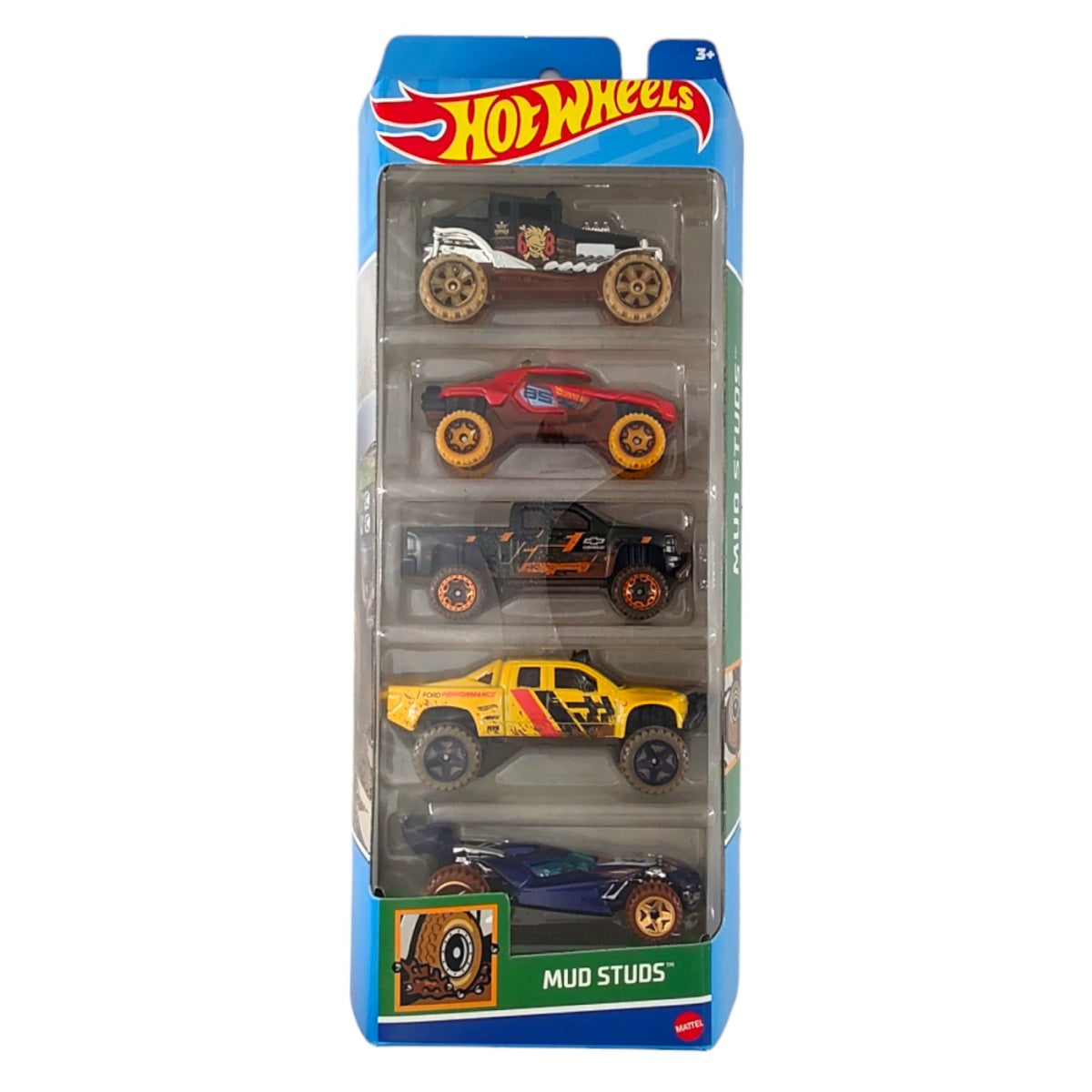 Hot Wheels 5 Car Gift Pack with 5 Premium Diecast Models - Design & Styles May Vary - Only 1 Pack Included