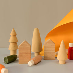 Kiddies Kingdom Wooden 𝙑𝙞𝙡𝙡𝙖𝙜𝙚 DIY Kit For Ages 3 and Up