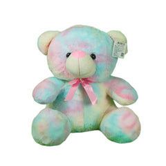 Play Hour Rainbow Bear Plush Soft Toy for Ages 3 Years and Up, 40cm