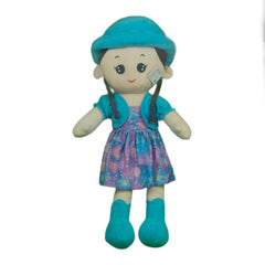 Play Hour Rag Doll Plush Soft Toy Wearing Sky Cap for Ages 3 Years and Up, 90cm