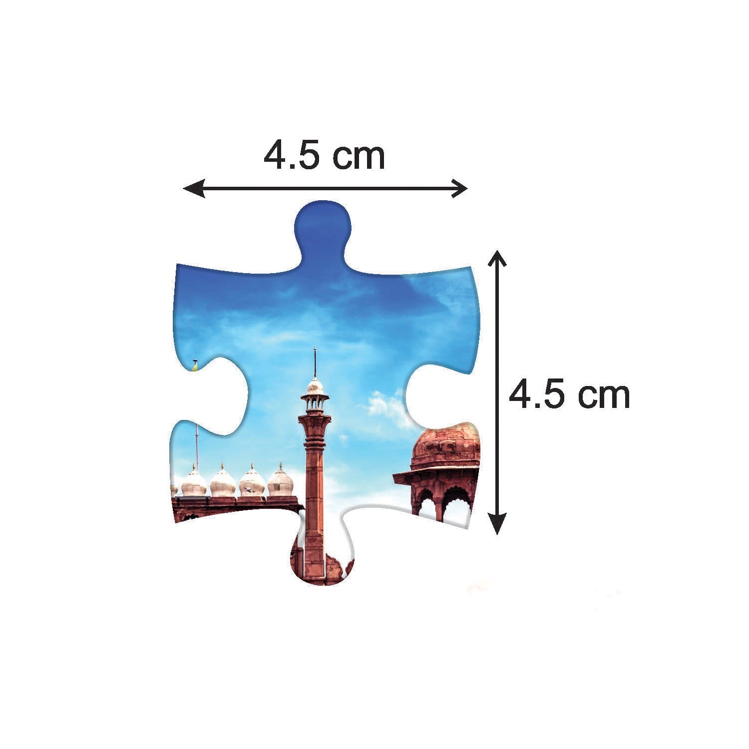 Mittimate Red Fort Jigsaw Puzzle – 36-Piece Cardboard Puzzle for Kids (Ages 4-6) | Fun, Learning & Perfect Birthday Gift