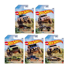 Hot Wheels Desert Rally Racing Series Premium Die Cast Car Assortment Including 5 Collectible Cars For Collection