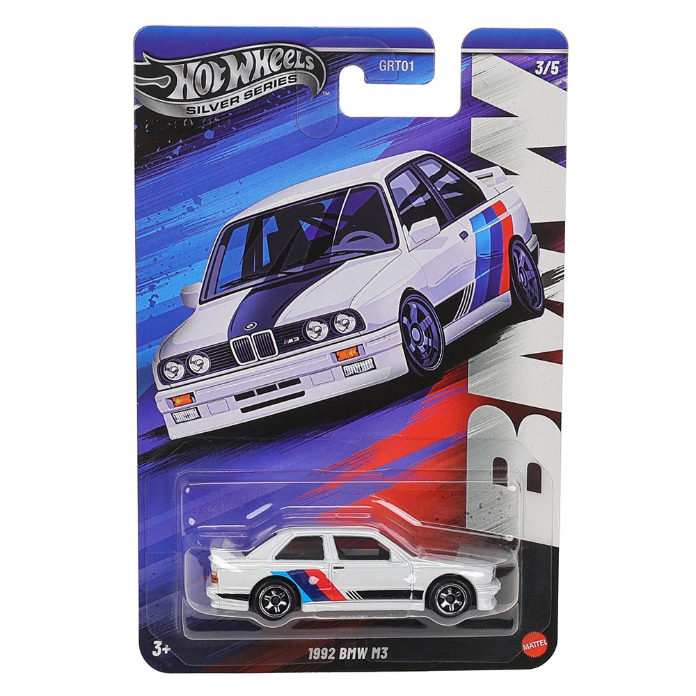 Hot Wheels 2025 BMW Silver Celebration Series 1:64 Scale - Set Of 5 Cars