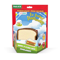 Love Dabble Six Sneaky Sandwiches Pretend Playset For Ages 3-7 Years