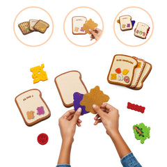 Love Dabble Six Sneaky Sandwiches Pretend Playset For Ages 3-7 Years