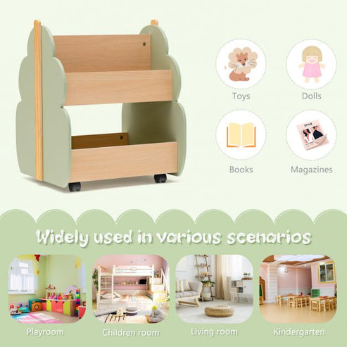 Kiddies Kingdom Cloud bookcase Organiser Organisers For Ages 3 and Above