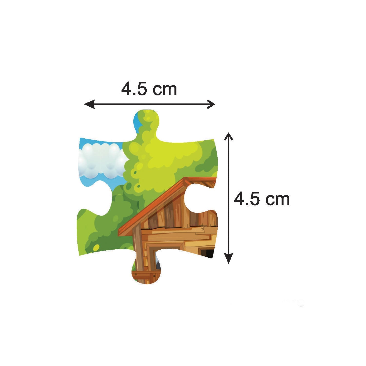 Mittimate Tree House Jigsaw Puzzle – 36-Piece Cardboard Puzzle for Kids (Ages 4-6) | Fun, Learning & Perfect Birthday Gift