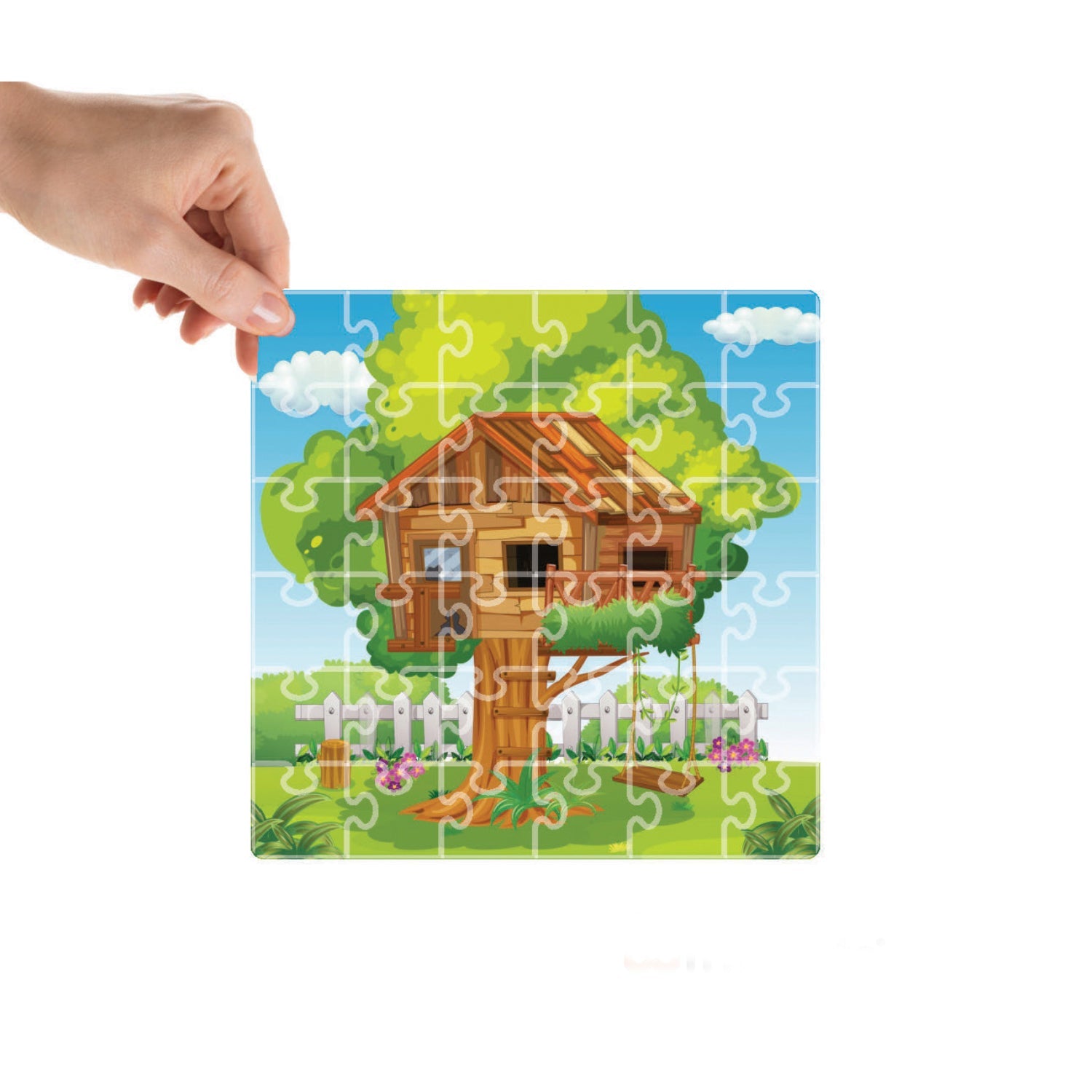Mittimate Tree House Jigsaw Puzzle – 36-Piece Cardboard Puzzle for Kids (Ages 4-6) | Fun, Learning & Perfect Birthday Gift