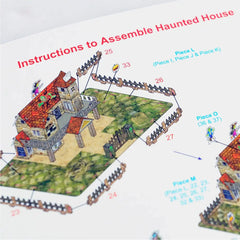 Mittimate Huaunted House Model Construction Book for Kids Age 8 to 12 Year Old I Make Your Own 3D Paper Model I Fun & DIY Book for Children