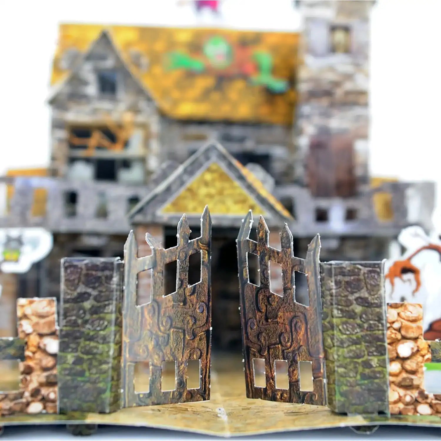 Mittimate Huaunted House Model Construction Book for Kids Age 8 to 12 Year Old I Make Your Own 3D Paper Model I Fun & DIY Book for Children
