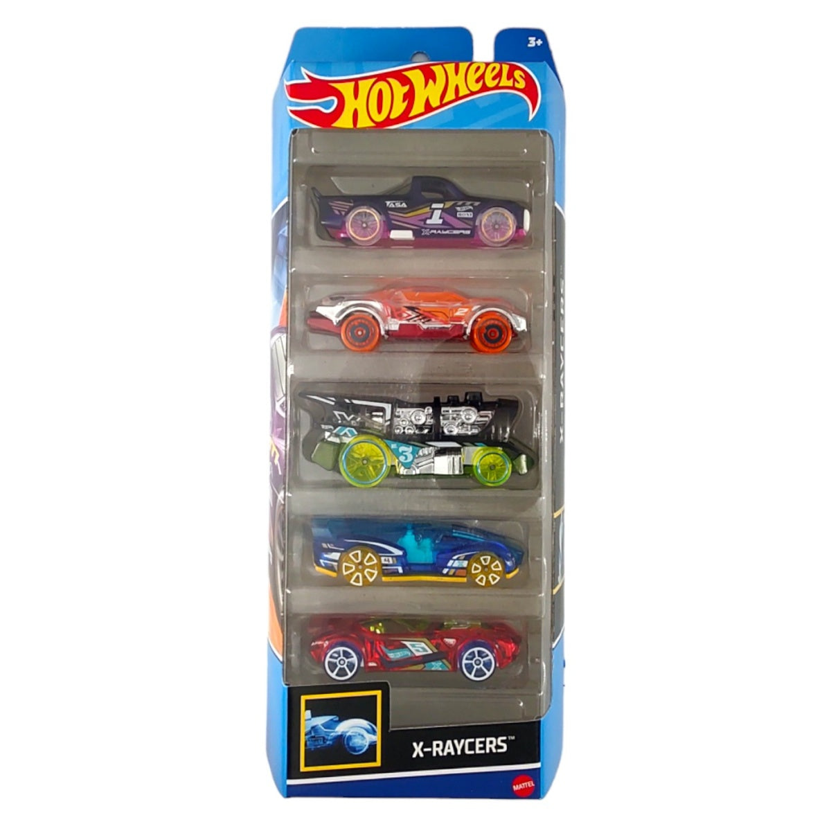 Hot Wheels 5 Car Gift Pack with 5 Premium Diecast Models - Design & Styles May Vary - Only 1 Pack Included