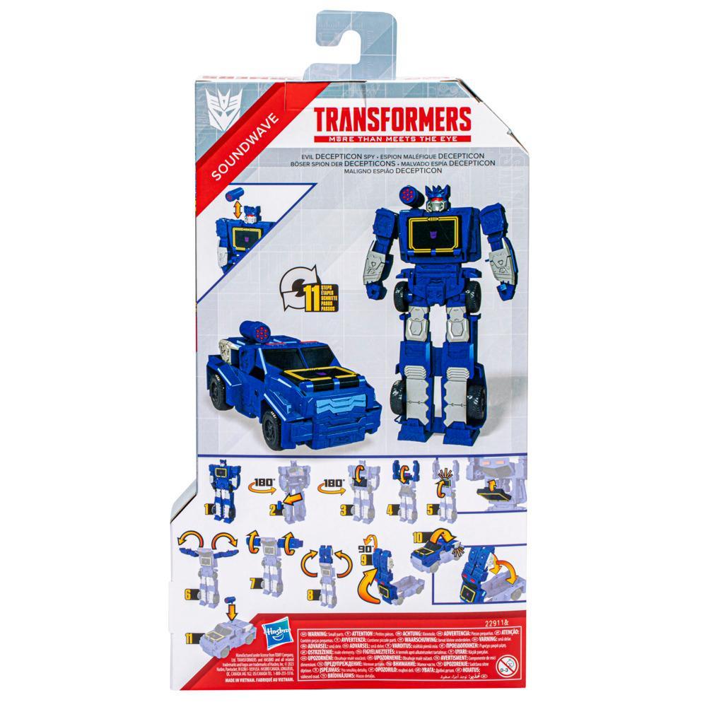 Transformers Toys Titan Changers Sound Wave Action Figure - For Kids Ages 6 And Up, 11-Inch
