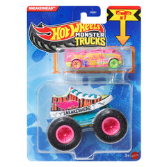 Hot Wheels Sneakerhead Monster Truck Diecast Truck with 1:64 Scale Car for Ages 3+