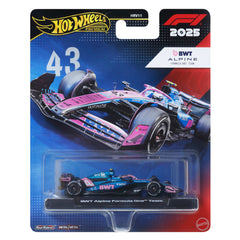 Hot Wheels Race Team BWT Alpine (#43) 1:64 Scale Premium Die-Cast Formula 1 Collectible Toy Race Car with Real Riders Tires & Metal/Metal Body & Chassis for Collectors