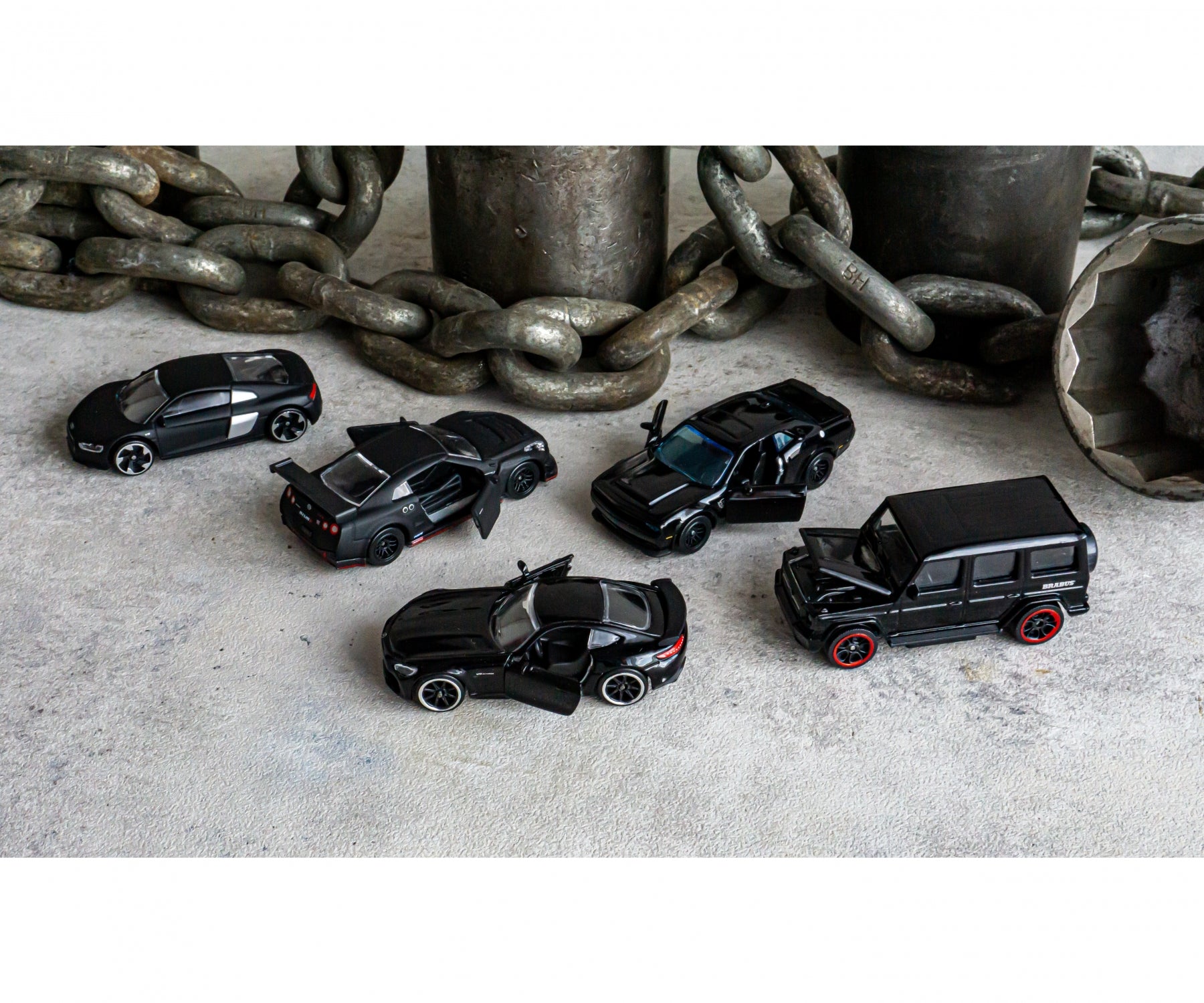 Majorette Black Edition Series 5 Car Gift Set For Kids Ages 3+