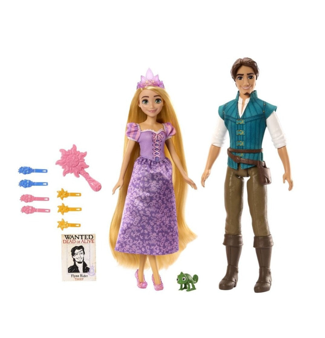 Disney Princess Rapunzel & Flynn Rider Adventure Set for Kids Ages 3+