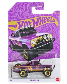 Hot Wheels 57th Anniversary Pearl & Chrome 2024 '73 Jeep J10' Diecast Car