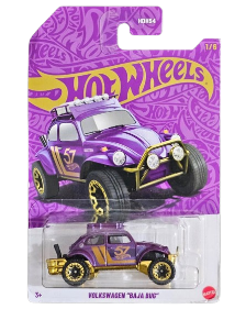 Hot Wheels 57th Anniversary Pearl & Chrome 2024 'Volkswagen Baja Bug' Diecast Car