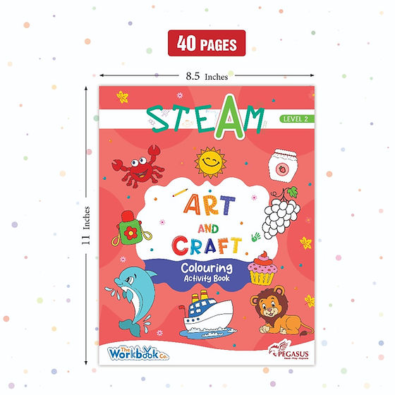 Pegasus Steam - Art & Craft - Colouring Activity Book
