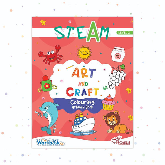 Pegasus Steam - Art & Craft - Colouring Activity Book