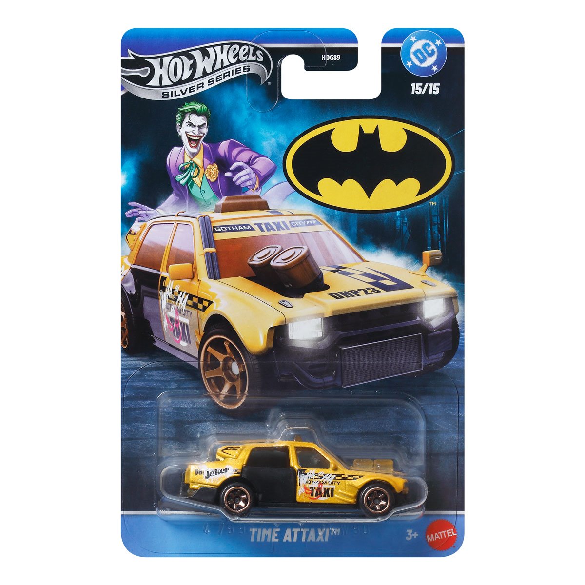 Hot Wheels 2026 DC Comics Batman-Themed Set III Silver Celebration Series 1:64 Scale - Set Of 5 Cars