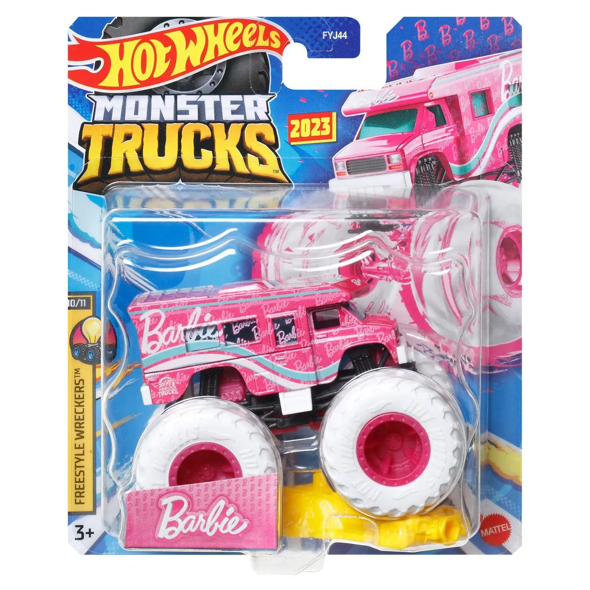 Hot Wheels 1:64 Scale Barbie Monster Truck for Ages 3+ (HNW11)