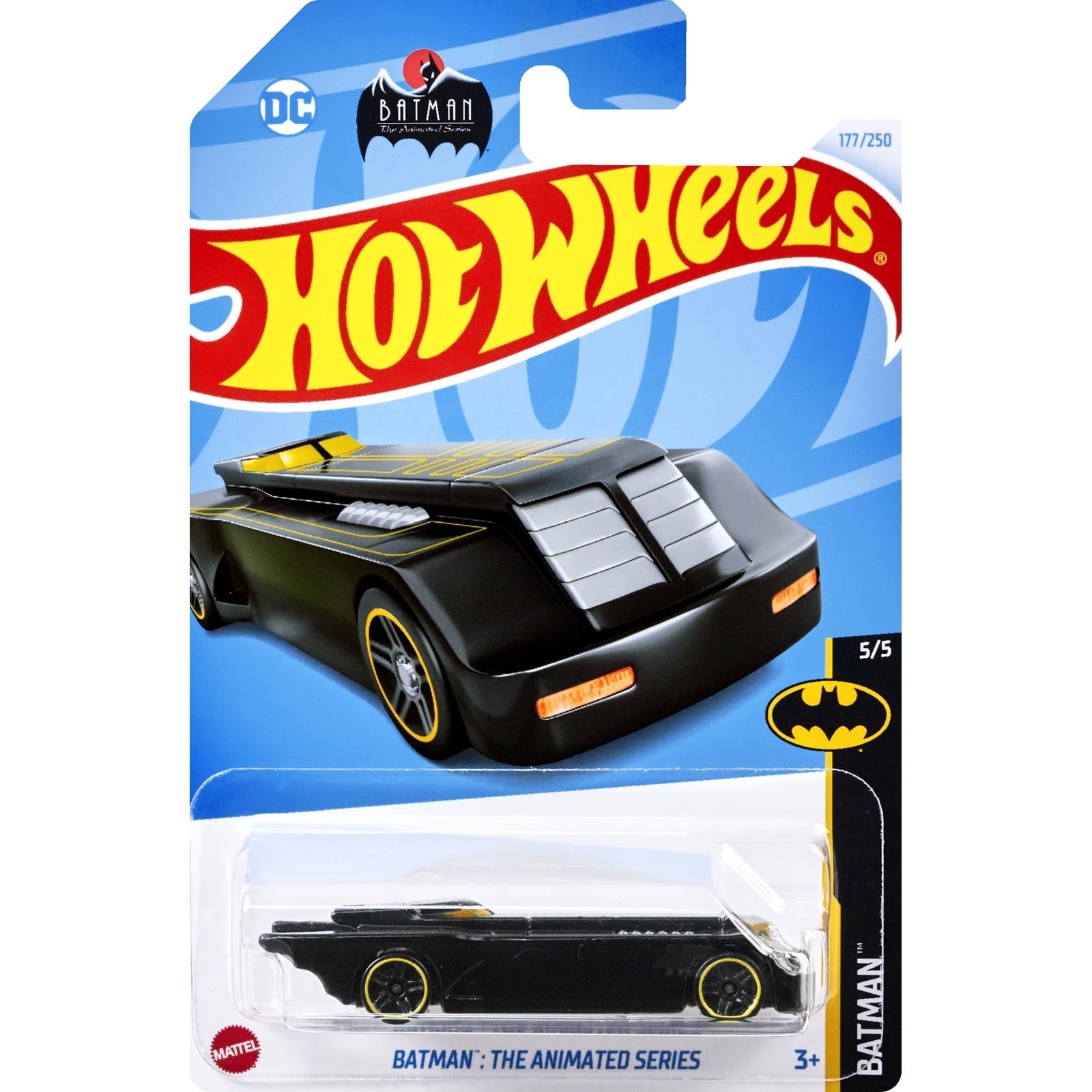 Hot Wheels Basic Car J Case 2025 Wave Two Pack of 5 Mainlines for Collectors