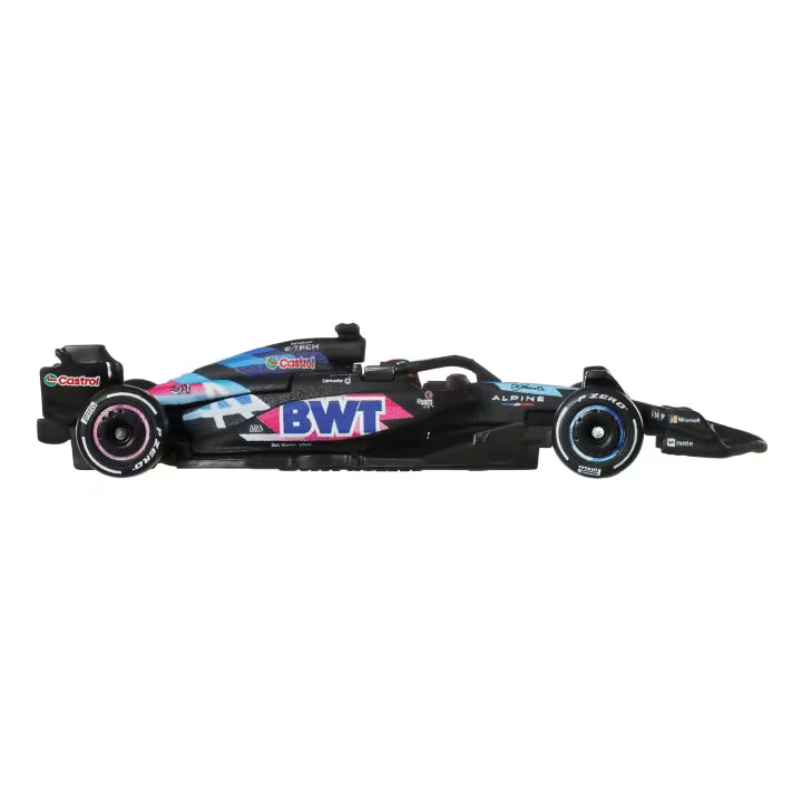 Hot Wheels Race Team BWT Alpine F1 A524 (#31) 1:64 Scale Premium Die-Cast Formula 1 Collectible Toy Race Car with Real Riders Tires & Metal/Metal Body & Chassis for Collectors