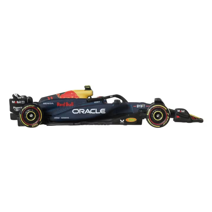 Hot Wheels Race Team Oracle Red Bull Racing - RB20 (#11) 1:64 Scale Premium Die-Cast Formula 1 Collectible Toy Race Car with Real Riders Tires & Metal/Metal Body & Chassis for Collectors