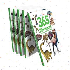 Pegasus 365 Dinosaurs - Premium Quality Padded & Glittered Book for Kids Ages 6+